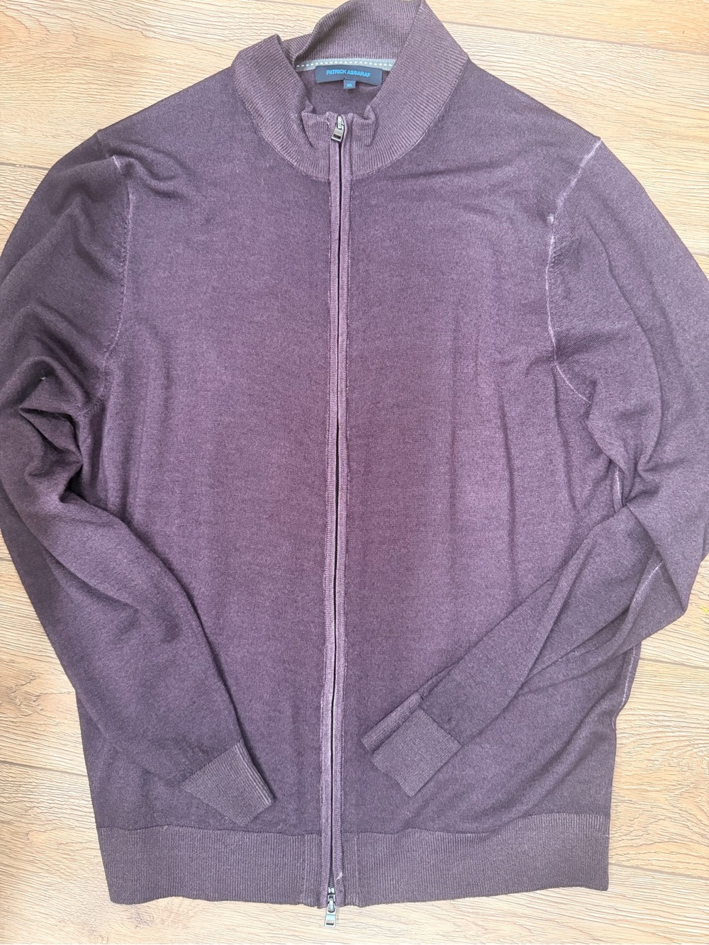 Men's Merino wool Zip-Up Sweater - Classic Full Zip